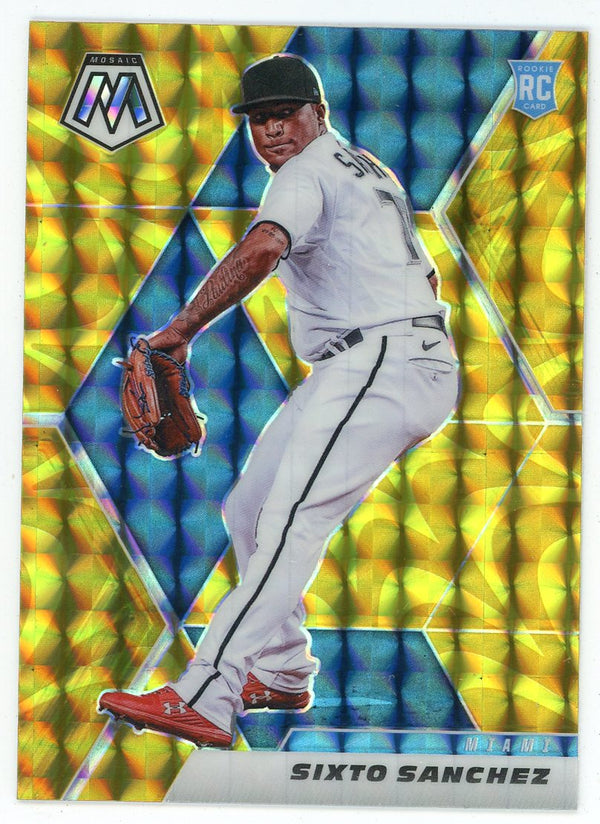 Sixto Sanchez 2021 Panini Mosaic Prizm Rookie Card #202