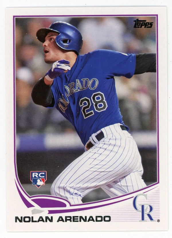 Nolan Arenado 2013 Topps White and Purple #US259 Card