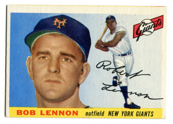 Bob Lennon 1955 Topps #119 Card