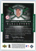 Mickey Mantle 2003 Upper Deck Patch Collection MVP Patch #MVP-8