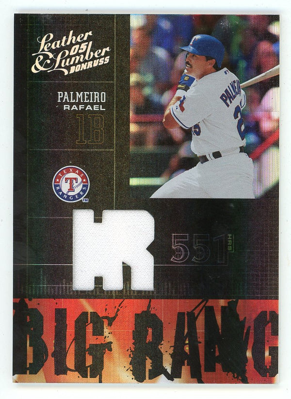 Rafael Palmeiro 2005 Donruss Leather And Lumbar Big Bang Patch Relic #BB-23