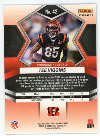 Tee Higgins 2022 Panini Prizm Mosaic #42