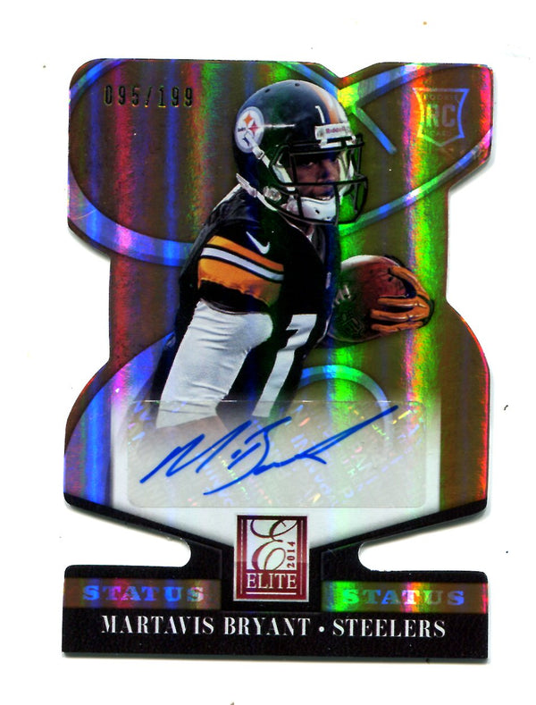 Martavis Bryant Donruss Elite 2014 Status Dye-Cut Autographed Card #169 /199