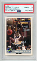 Shaquille O`Neal Autographed 1992 Classic #1 Draft Picks PSA 10 Card