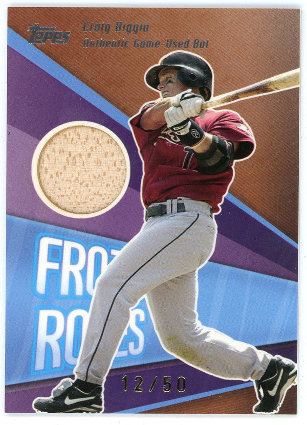 Craig Biggio 2004 Topps Frozen Ropes Bat Relic #FR-CB