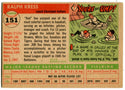 Red Kress 1955 Topps #151 Card