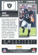 Josh Jacobs 2023 Panini Contenders Optic Card #29