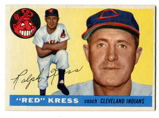 Red Kress 1955 Topps #151 Card