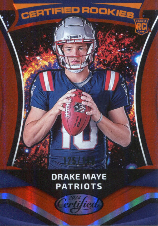 Drake Maye 2024 Panini Certified Rookies Card #3 #125/149