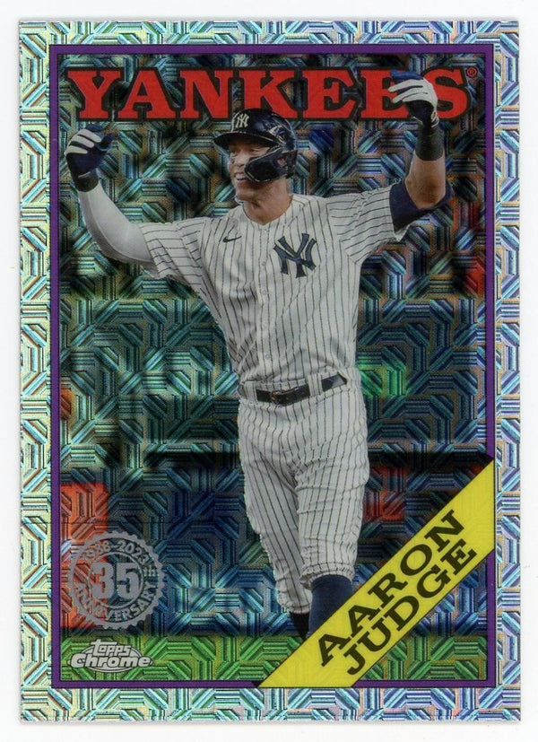 Aaron Judge 2023 Topps Chrome Reflective 35th Anniversary #T88C-81 Card