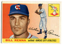 Bill Renna 1955 Topps #121 Card