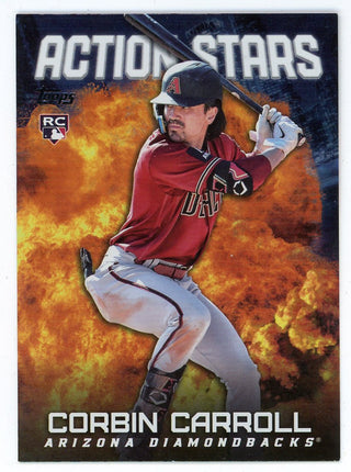 Corbin Carrol 2023 Topps Action Stars Rookie Card #AS-3