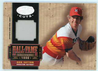 Don Sutton 2004 Leaf Certified HOF Souvenirs Patch Relic #HOF-42