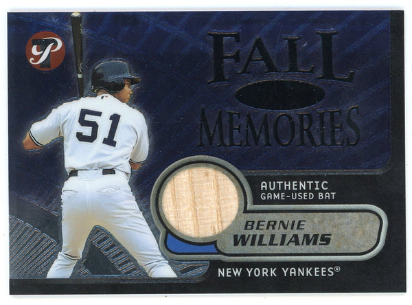 Bernie Williams 2002 Topps Fall Memories Bat Relic #FM-BW