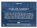 Carlos Correa 2016 Topps Autographed Lone Star Signatures #LSS-CC