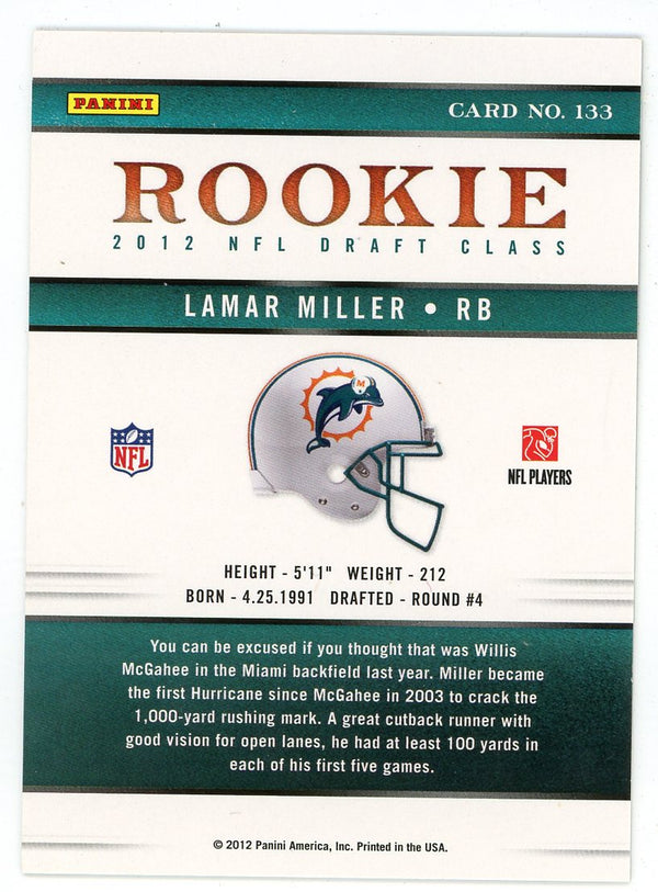 Lamar Miller 2012 Panini Elite Rookie #133