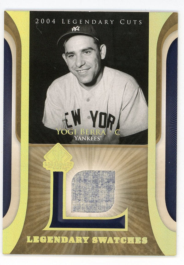 Yogi Berra 2004 Upper Deck Legendary Swatches Patch Relic #LSW-YB