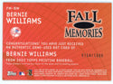 Bernie Williams 2002 Topps Fall Memories Bat Relic #FM-BW