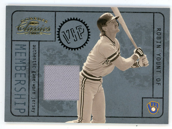 Robin Yount 2004 Donruss Classics VIP Membership Patch Relic #M-17