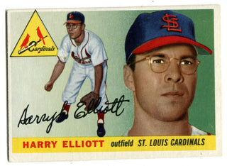 Harry Elliot 1955 Topps #137 Card