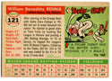 Bill Renna 1955 Topps #121 Card