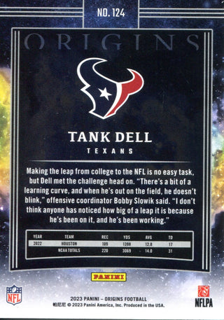 Tank Dell 2023 Panini Origins Rookie Card #124