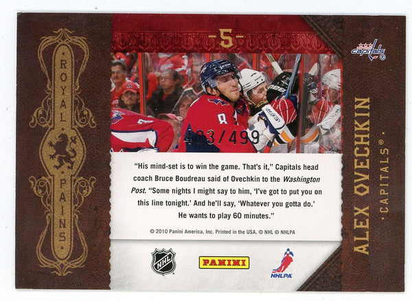 Alexander Ovechkin 2010 Panini Royal Pains #5