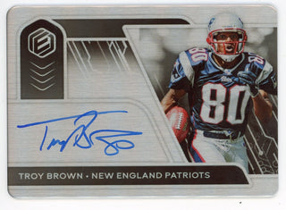 Troy Brown Autographed 2020 Panini Elements Card #SS-TBO