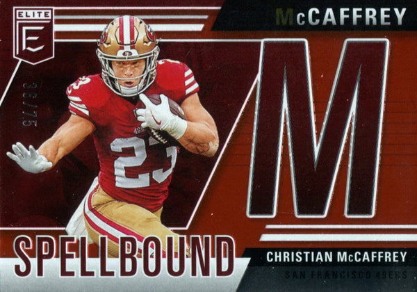 Christian McCaffrey 2024 Panini Donruss Elite Card #12 #36/75