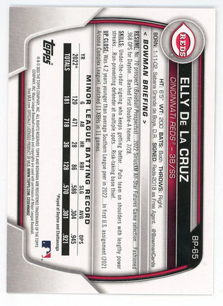 Elly De La Cruz 2023 Topps #BP-65