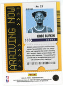 Kobe Bufkin 2023-24 Panini Hoops Arriving Now #23