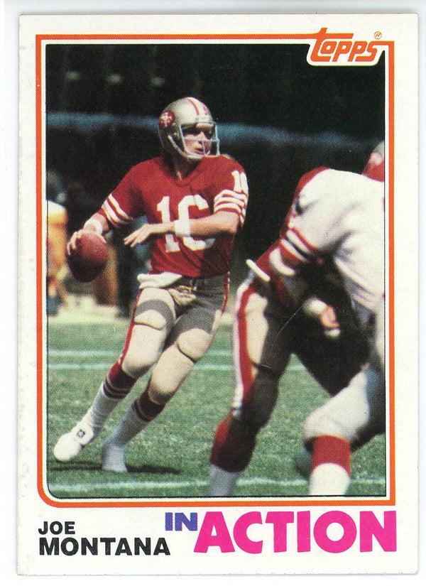 Joe Montana 1983 Topps Card #489