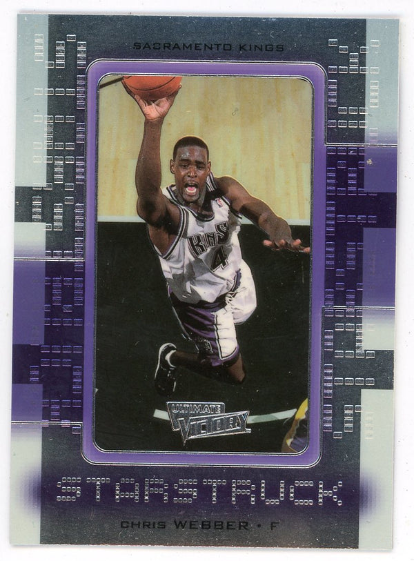 Chris Webber 2001 Upper Deck Starstruck #S3