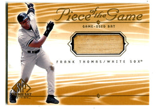 Frank Thomas 2000 Upper Deck SP  Piece Of the Game Bat Card