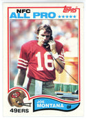 Joe Montana 1983 Topps NFC All Pro Card #488