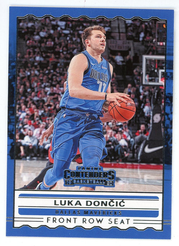 Luka Doncic 2019-20 Panini Contenders Front Row Seats Card #11