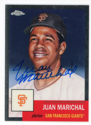 Juan Marichal 2022 Topps Chrome Autographed #CPA-JM