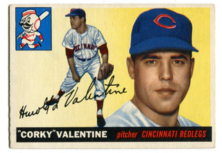 Corky Valentine 1955 Topps #44 Card