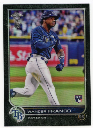 Wander Franco 2022 Topps Chrome Black #35 Card