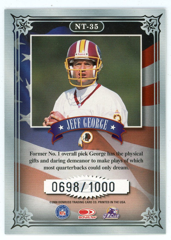 Jeff George 2000 Donruss National Treasures #NT-35