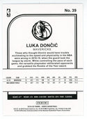 Luka Doncic 2019 Panini Hoops Gold Card #39