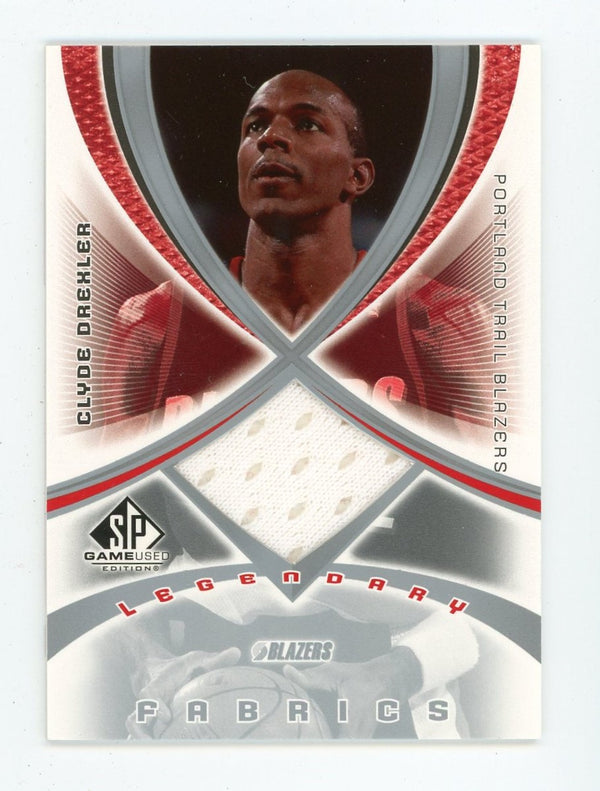 Clyde Drexler 2005 Upper Deck Legendary Fabrics #LF-CD Card