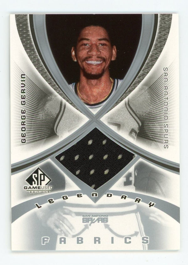 George Gervin 2005 Upper Deck Legendary Fabrics #LF-GG Card