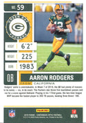 Aaron Rodgers 2019 Panini Contenders Optic Card #59