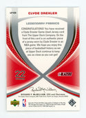 Clyde Drexler 2005 Upper Deck Legendary Fabrics #LF-CD Card