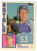 Bret Saberhagen 1984 Topps Card #104T