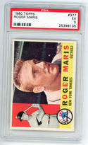 Roger Maris 1960 Topps Card #377 PSA 5