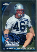 Aaron Hernandez 2010 Topps Chrome Rookie Card