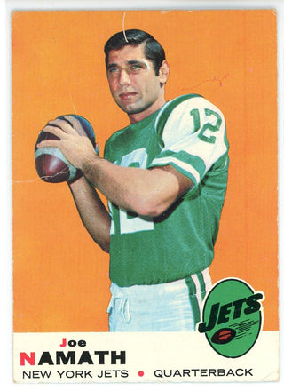 Joe Namath 1969 Topps Card #100