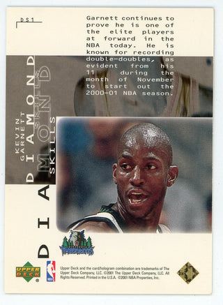 Kevin Garnett 2001 Upper Deck Black Diamond Skills #DS1